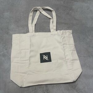Nespresso Cream Tote Bag new